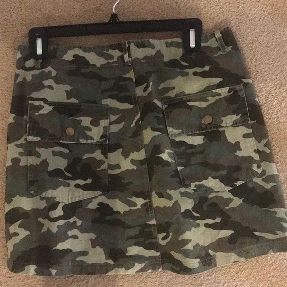 Camouflage Jean Skirt - Picture 2 of 2